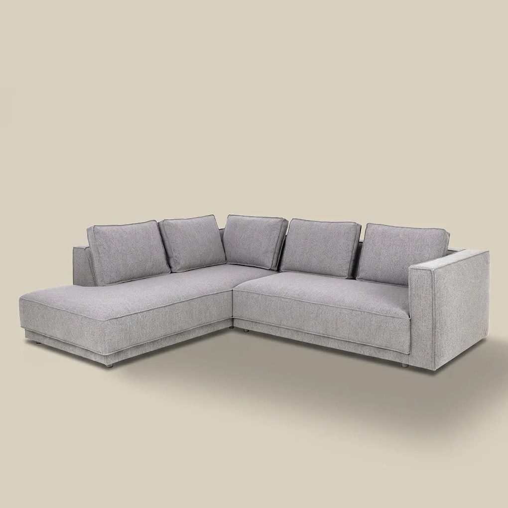 Hoekbank Grijs Boucle Hoek Links
