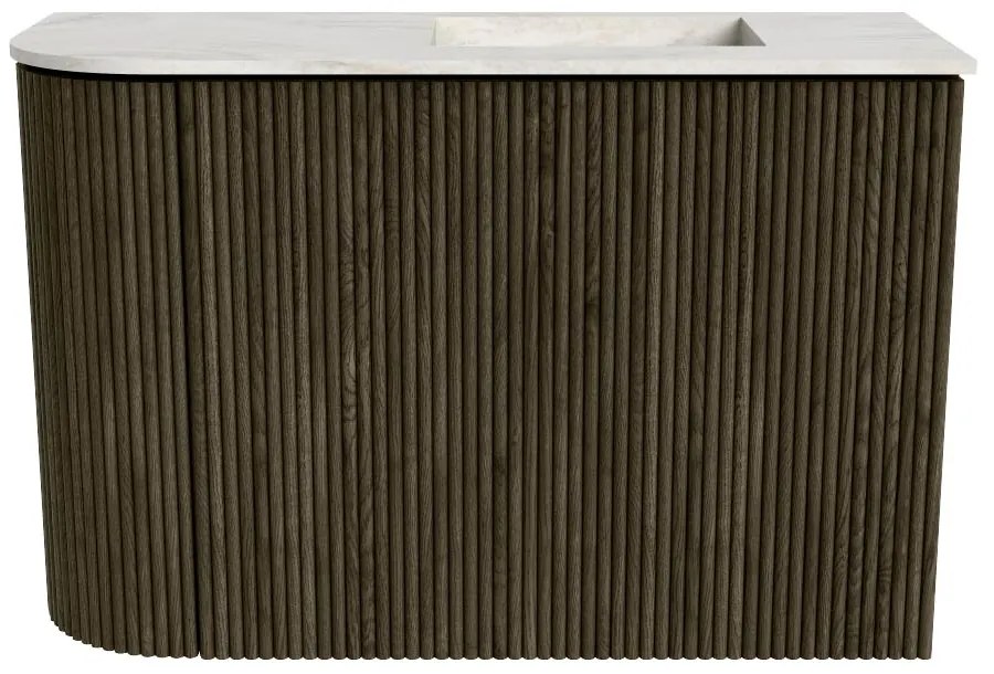 Mondiaz Joya DLux 60cm toiletmeubel ronding links shadow met wastafel faye rechts zonder kraangat ostra