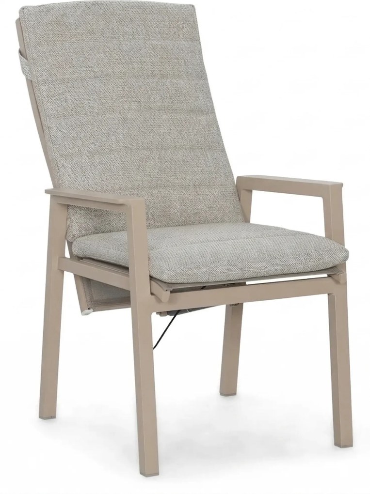 Tuinset 4 personen 909 cm Aluminium Zand/Beige Lifestyle Garden Furniture Vivaro/Creta