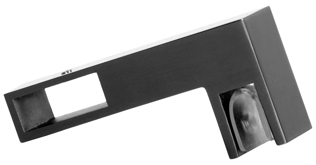 Brauer JC profielloze inloopdouche XL 120x80cm gunmetal geborsteld
