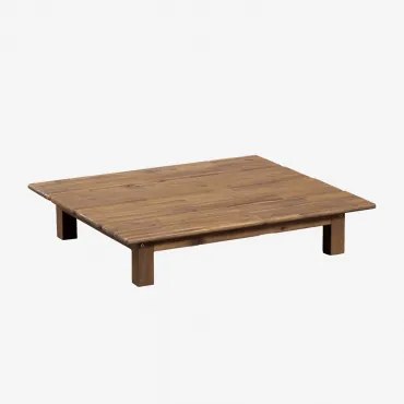 Rechthoekige Salontafel In Acaciahout (85x75 Cm) Brina Acacia Bruin - Sklum