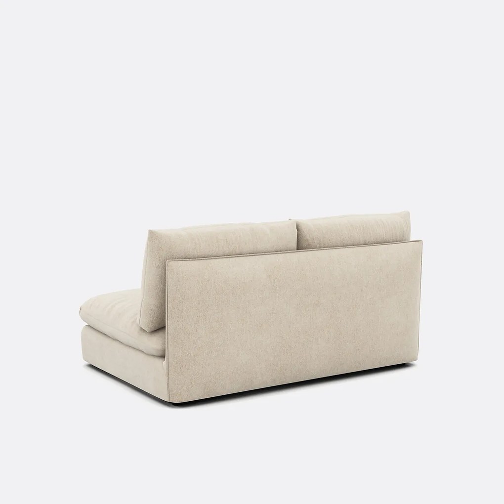 Modulaire 2-zitsbank.gemêleerd polyester, Malo