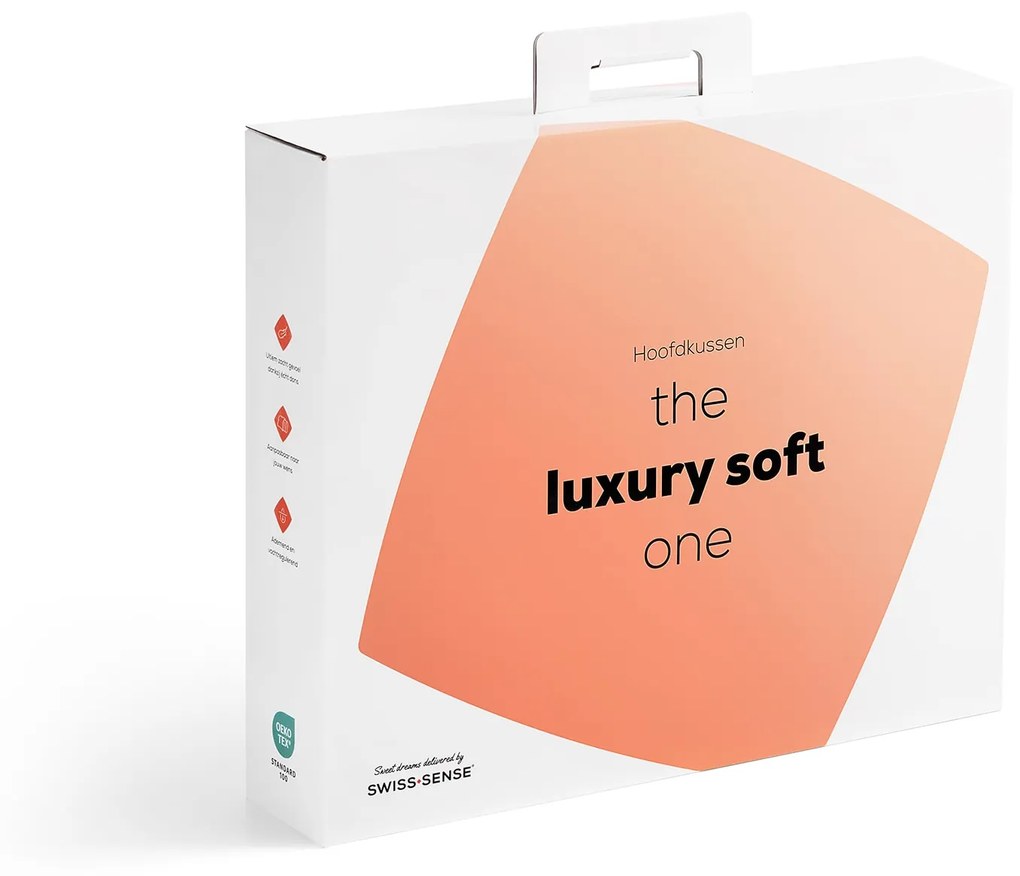 Aanpasbaar Hoofdkussen The Luxury Soft One – Bij Swiss Sense