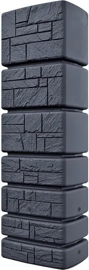 Prosperplast Regenton Aqua Tower Stone - Antraciet - 350 Liter (Zonder Kraan)