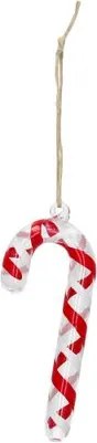 Hanger, glas, candy cane