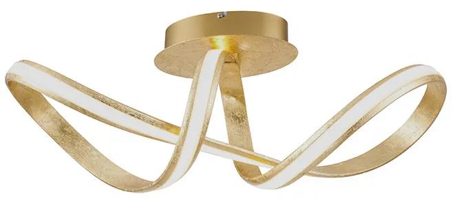 Design plafondlamp met dimmer goud incl. LED - Belinda Design Binnenverlichting Lamp