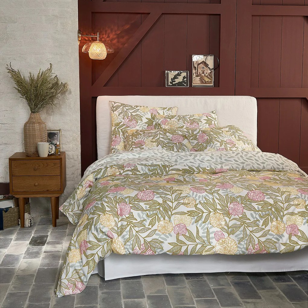 Decoratieve vaas in bamboe H32 cm Plooming