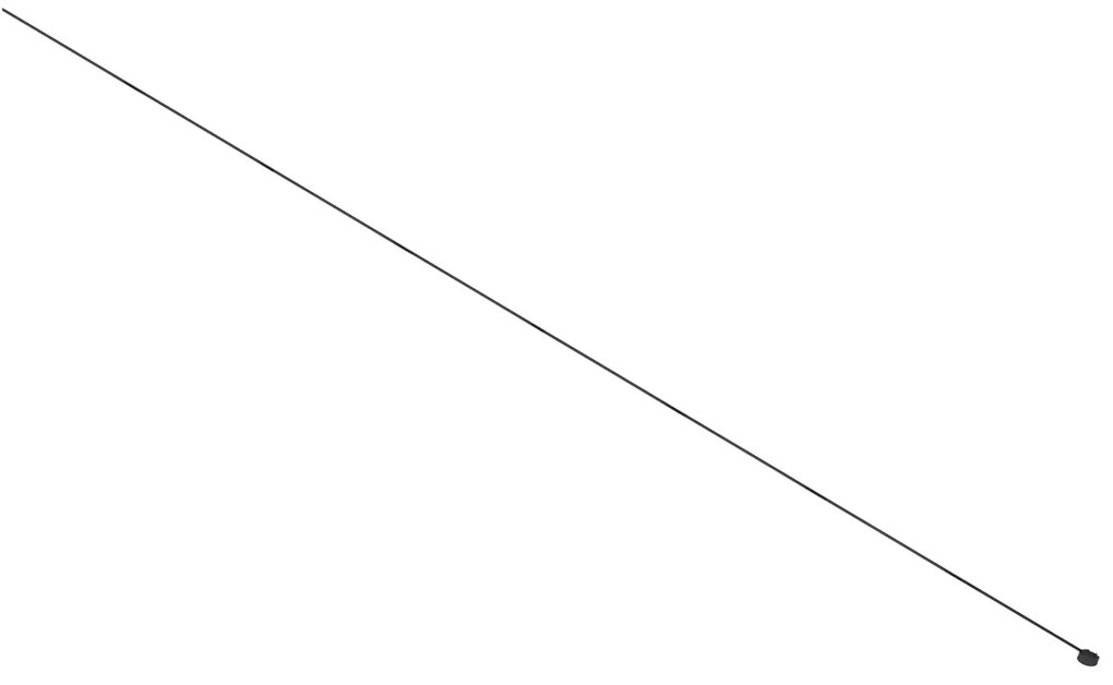 Modern railsysteem zwart 1-fase 800 cm met ronde voeding - Magnetic
