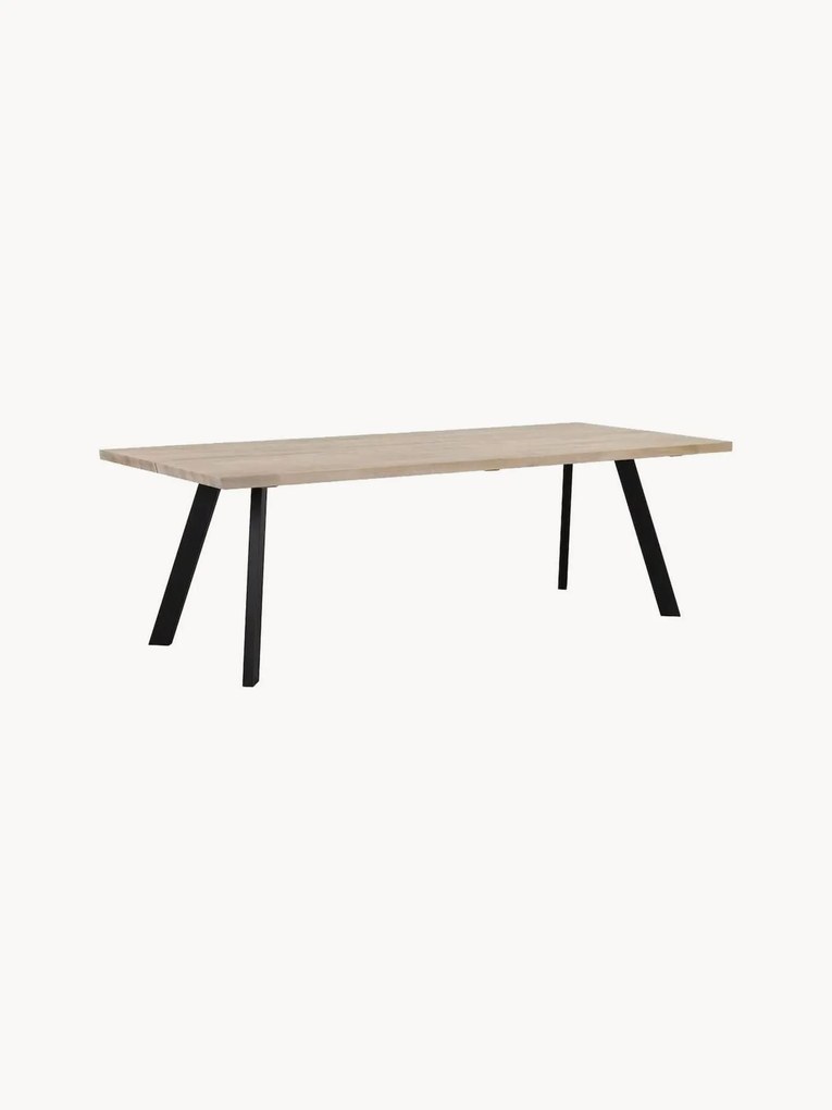 Massief houten eettafel Fred