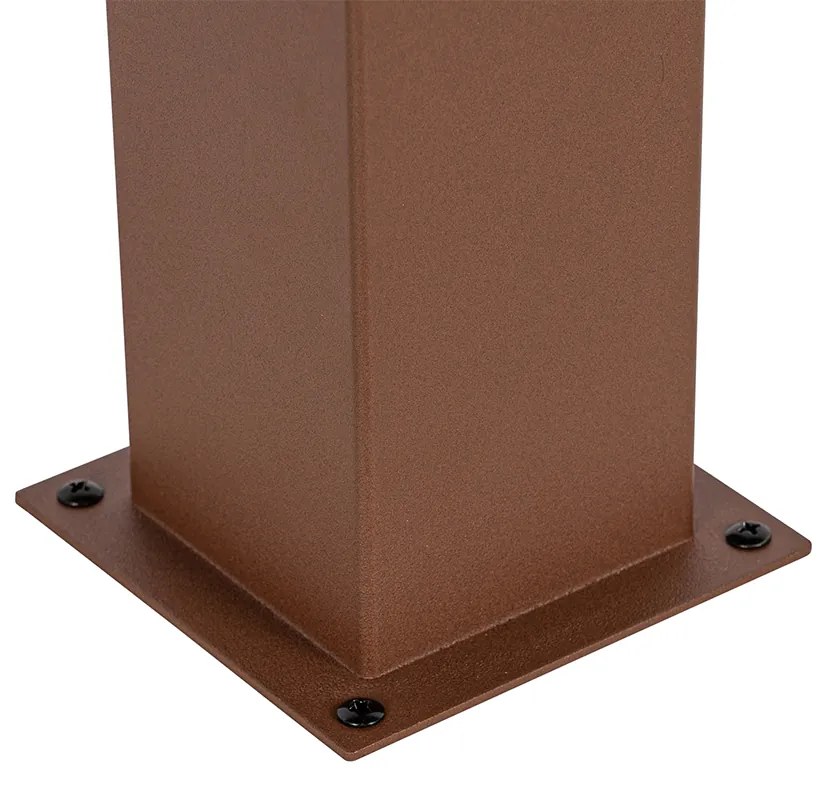 Smart staande buitenlamp roestbruin 30 cm incl. Wifi P45 - Denmark