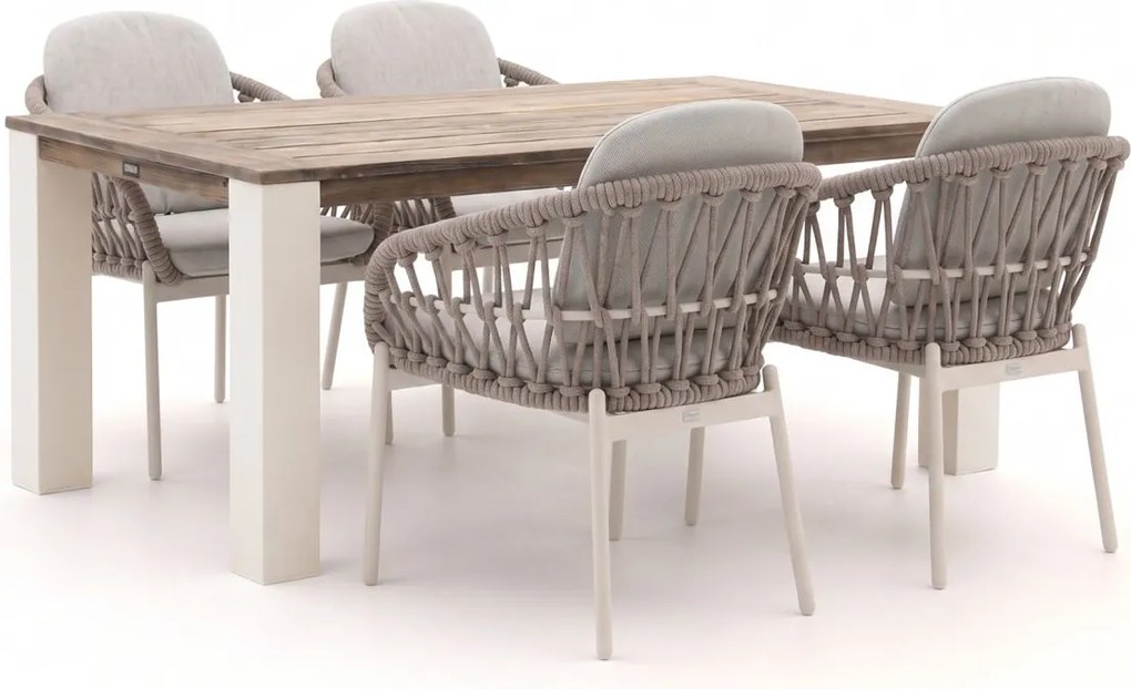 + 10% kassakorting | Diningset Bellagio  | 4 personen | Tuinset teakhout | 5-delig | Kees Smit Tuinmeubelen