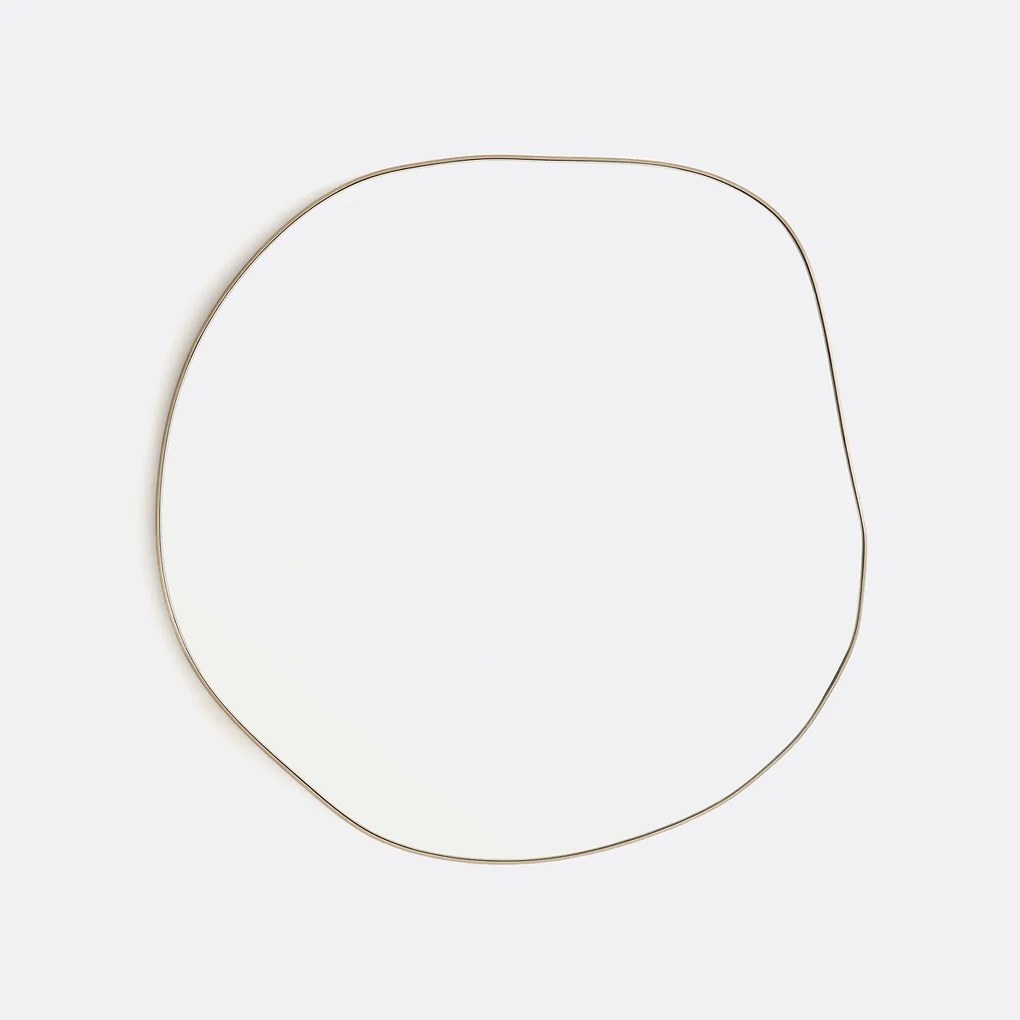 Organische vorm spiegel, lengte 58 cm, hoogte 58 cm, ORNICA