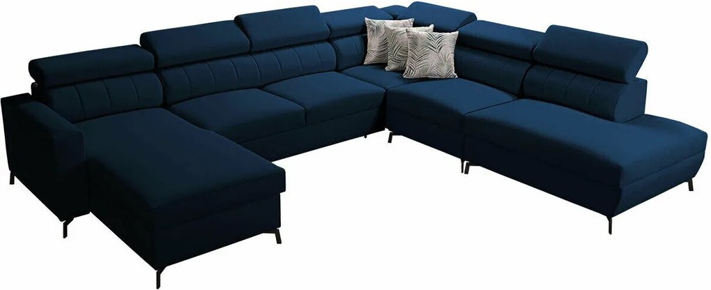 Hoekbank Sarasota 155, Aanwezig, Aanwezig, 351x302x83cm, 264 kg, Poten: Metaal, Hout