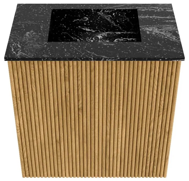 Mondiaz Joya DLux 40cm toiletmeubel oak met wastafel faye midden zonder kraangat lava