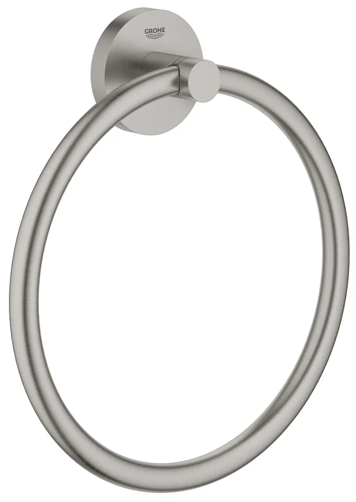 Grohe Essentials handdoekring supersteel
