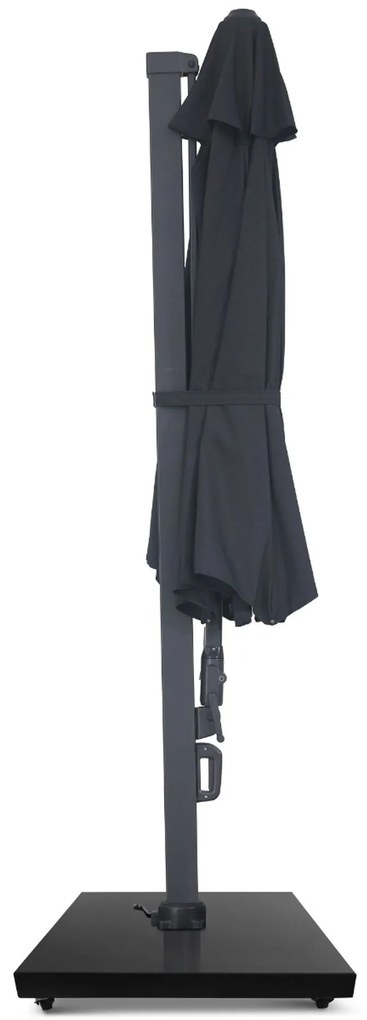 Zweefparasol 3.5m S2 Excellent (excl. voet) Grijs-antraciet Camello Luna