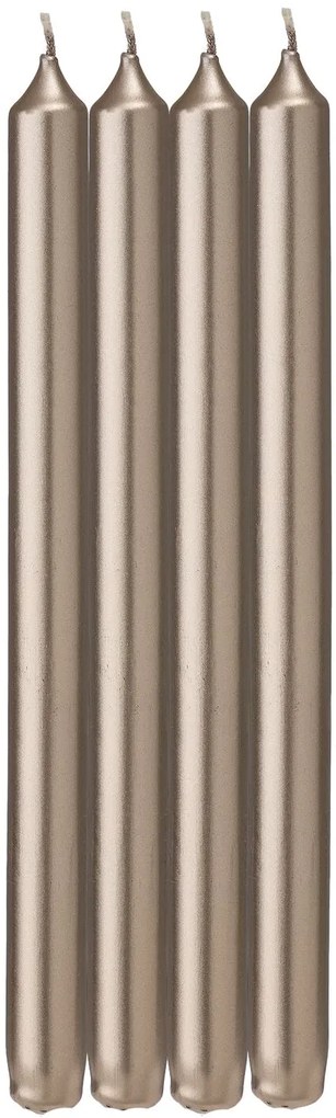HEMA Lange Huishoudkaarsen Ø2.2x29 Champagne - 4 Stuks (champagne)