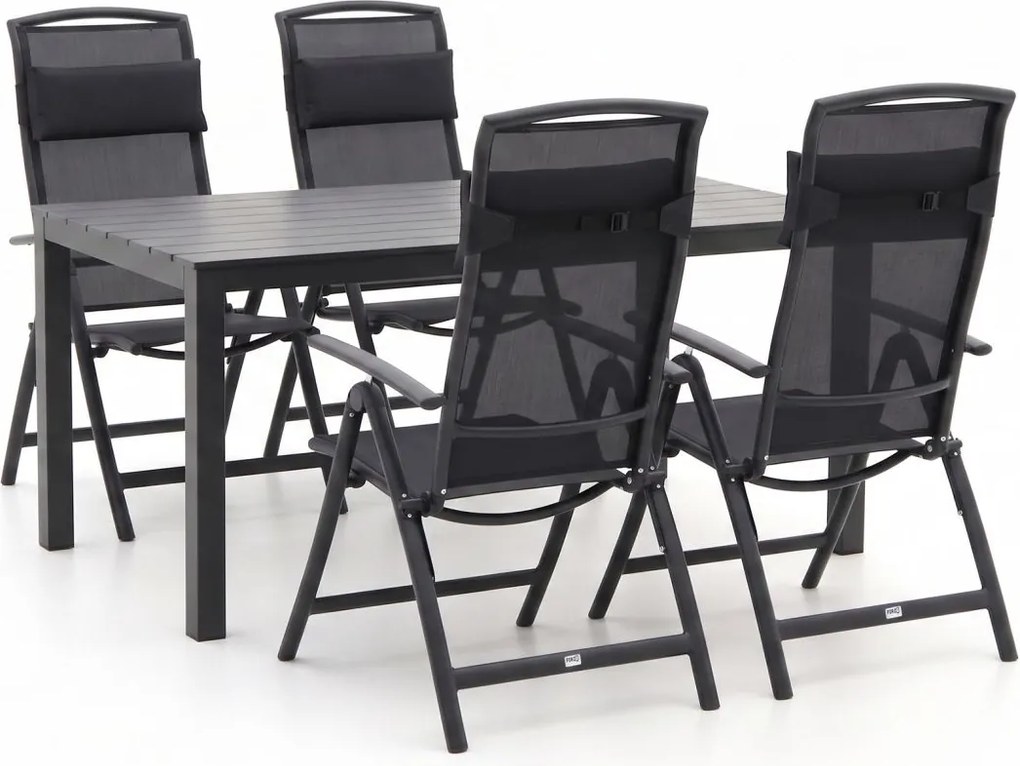 Diningset Forza  | 4 personen | Tuinset aluminium | 5-delig | Kees Smit Tuinmeubelen