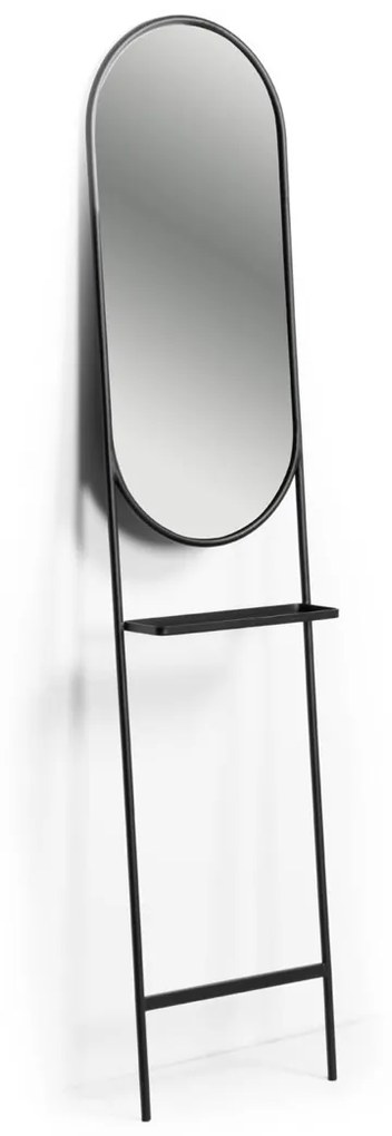 Kave Home Zelma Ovale Leun Spiegel Met Plankje - 41x184cm