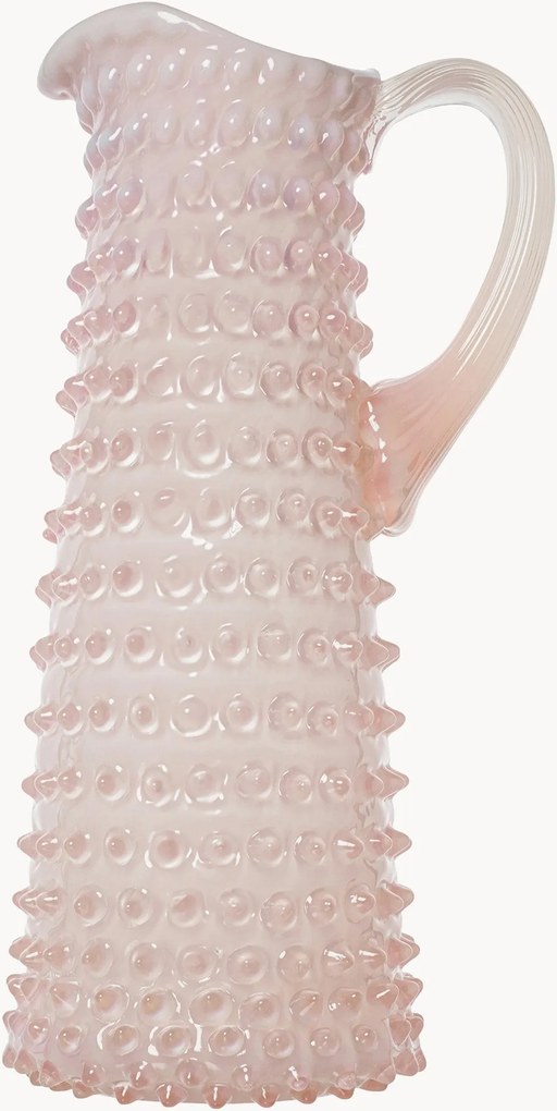 Mondgeblazen karaf Hobnail Opaline