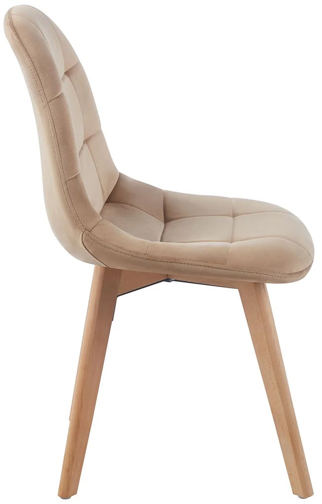 Set 4 Kelen Fluwelen Stoelen