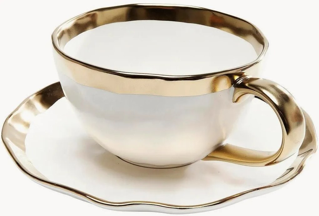 Koffiekopjes Bell met schoteltjes, 4-delig