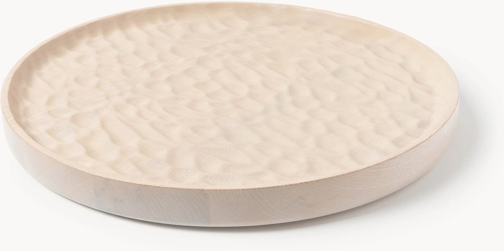 Decoratief dienblad Camila van essenhout, Ø 35 cm