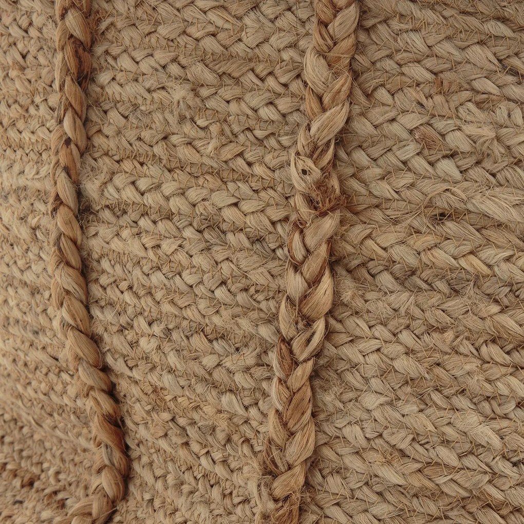 Soepele mand in natuurlijke jute, Naturalle