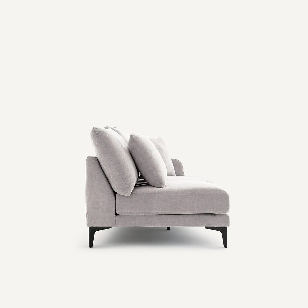 Halve 3-zitsbank in polyester-katoen, MODERNISTE, ontwerp Emmanuel Gallina