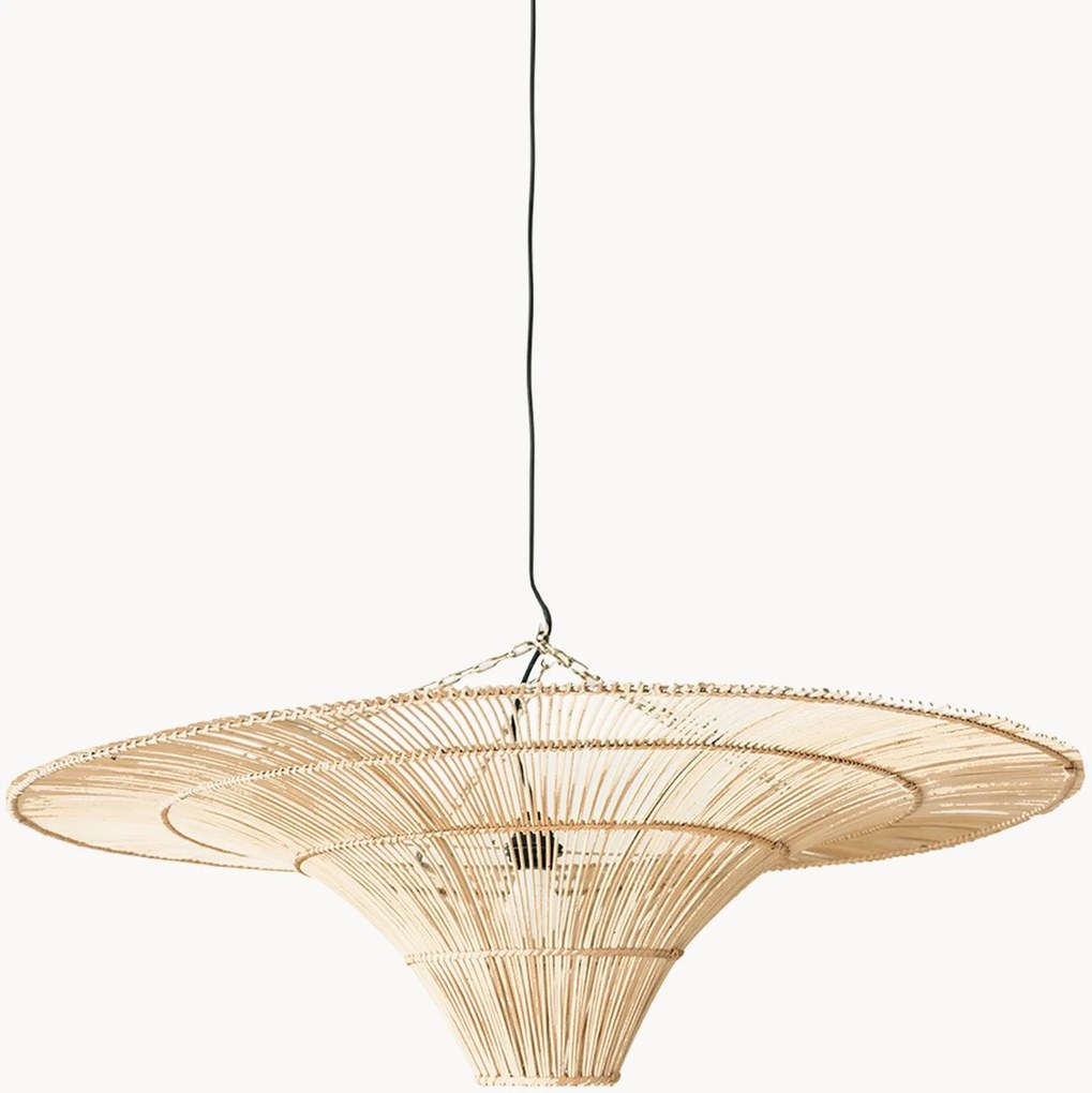 Handgeweven rotan hanglampkap Sky