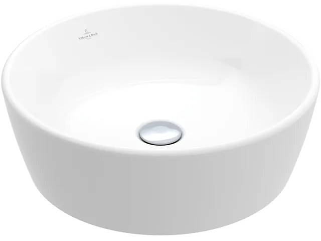 Villeroy & Boch Architectura waskom 45x45x15.5cm Rond met overloopgat Wit Alpin glans Ceramic 5A254501