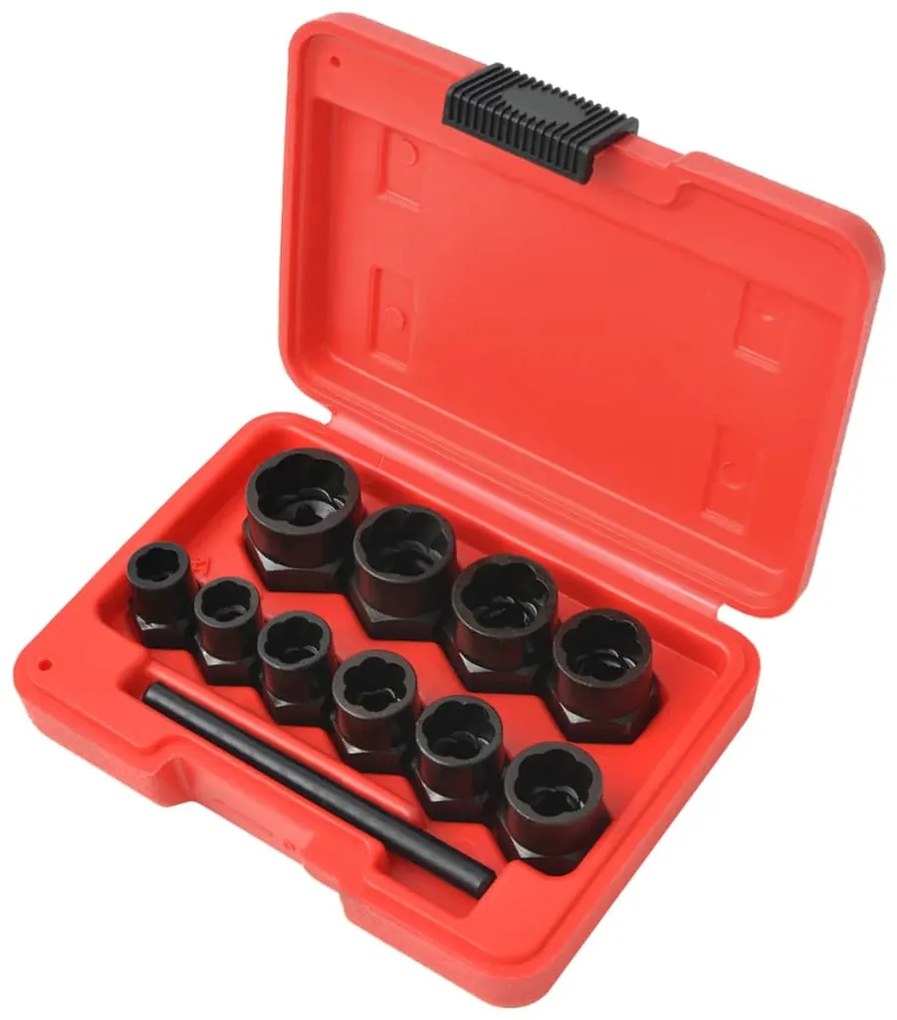 vidaXL Boutverwijdering set 11-delig staal