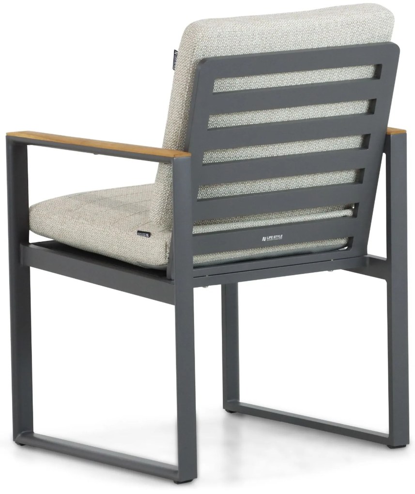Tuinstoel Aluminium Grijs-antraciet Lifestyle Garden Furniture Faro