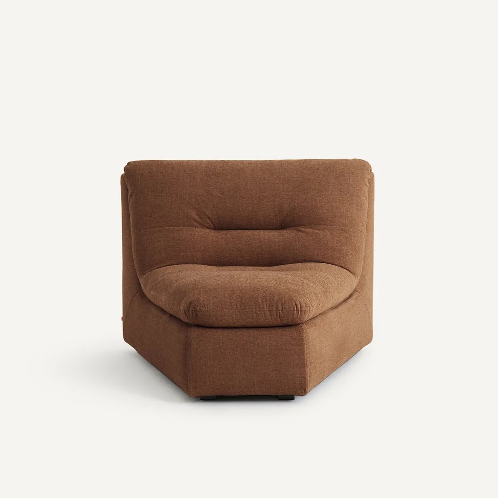 Hoekmodule, in gemêleerde stof, GIULIANO