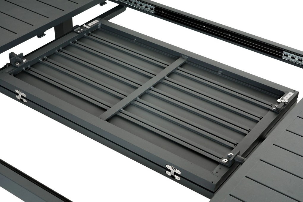 Dining Tuintafel  uitschuifbaar 160/240x100 cm Grijs Presto Arvento