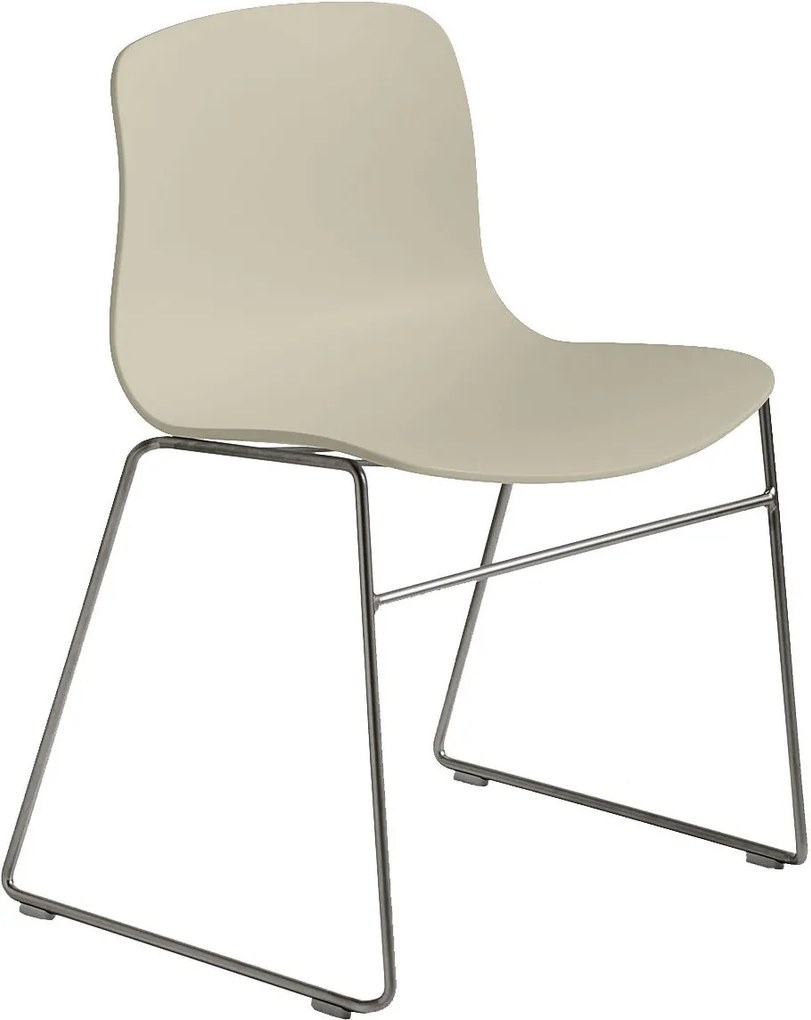 Hay About a Chair AAC08 stoel met roestvrijstalen onderstel Pastel Green