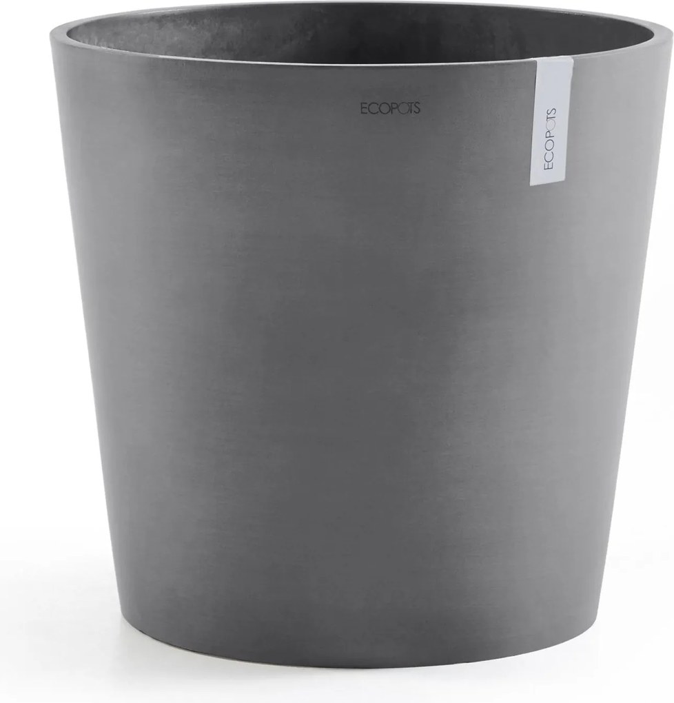 Ecopots bloempot Amsterdam 50 - Rond - Grey - Diameter 50,5 x H43,5 cm