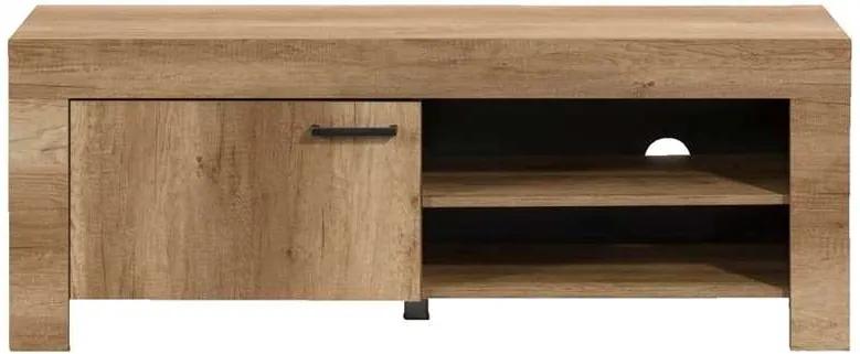 TV-meubel Lidia - eikenkleur - 53x140x42,5 cm - Leen Bakker