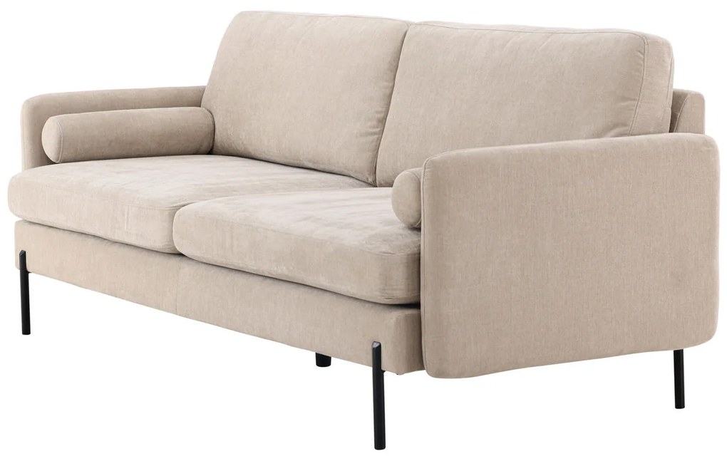 Jörn Urban Sofa - 3-Zitsbank - Beige Velour Stof - Jorn