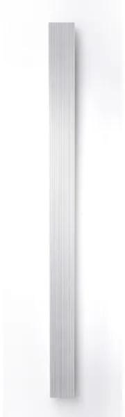 Vasco Bryce Mono designradiator aluminium verticaal 2200x150mm 696W - aansluiting 0066 telegrijs (RAL7046) 209015022007046