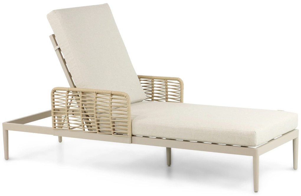 Coco Ibiza Ligbed Aluminium/wicker Taupe