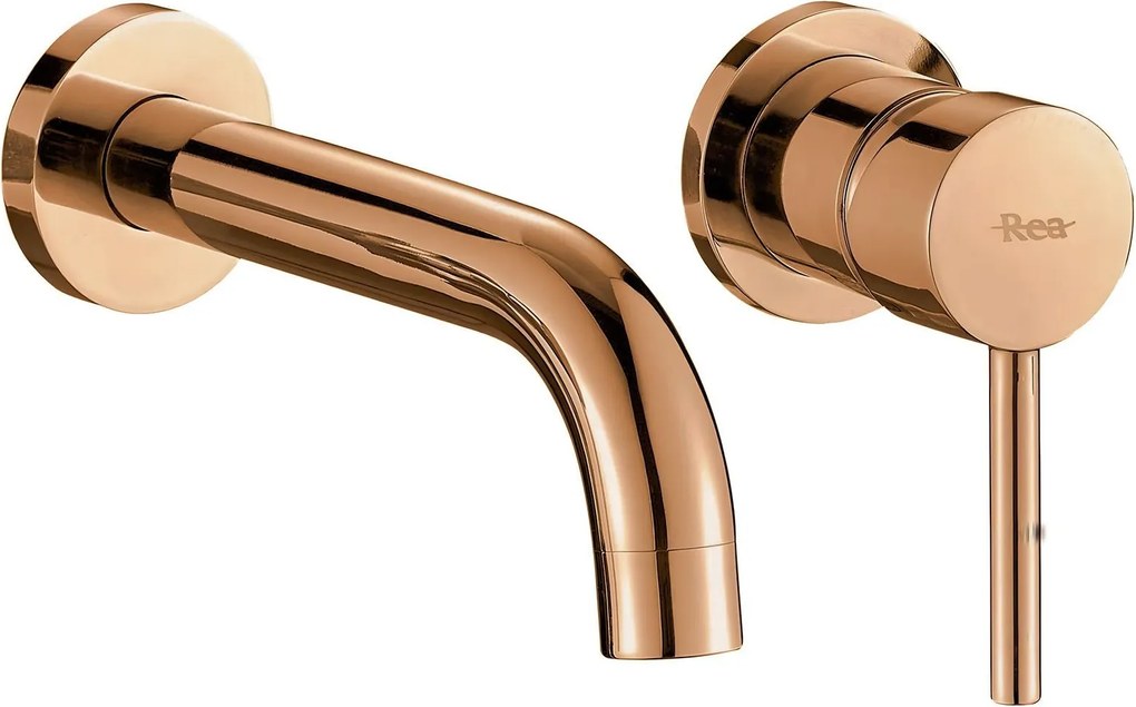 Inbouw wastafelkraan Rea Lungo Copper + BOX