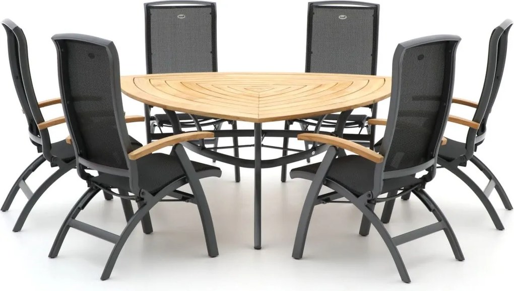 Diningset Hartman  | 6 personen | Tuinset teakhout | 7-delig | Kees Smit Tuinmeubelen