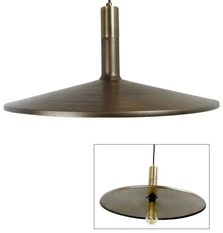 Hanglamp Roswell Antiek Messing