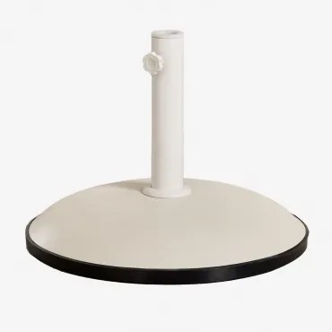 Ronde Parasolvoet Ø50 Cm In Beton Zante Tapioca Beige - Sklum