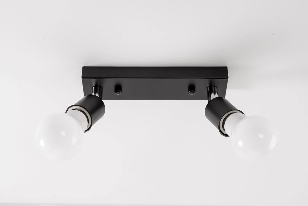 Plafondlamp Spotlight Plafon Zwart APP696-2C