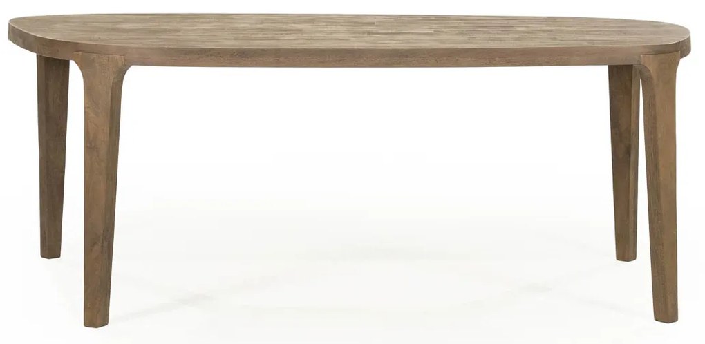 Eleonora Taylor Unieke Eettafel Hout Organisch 240 Cm - 240 X 110cm.