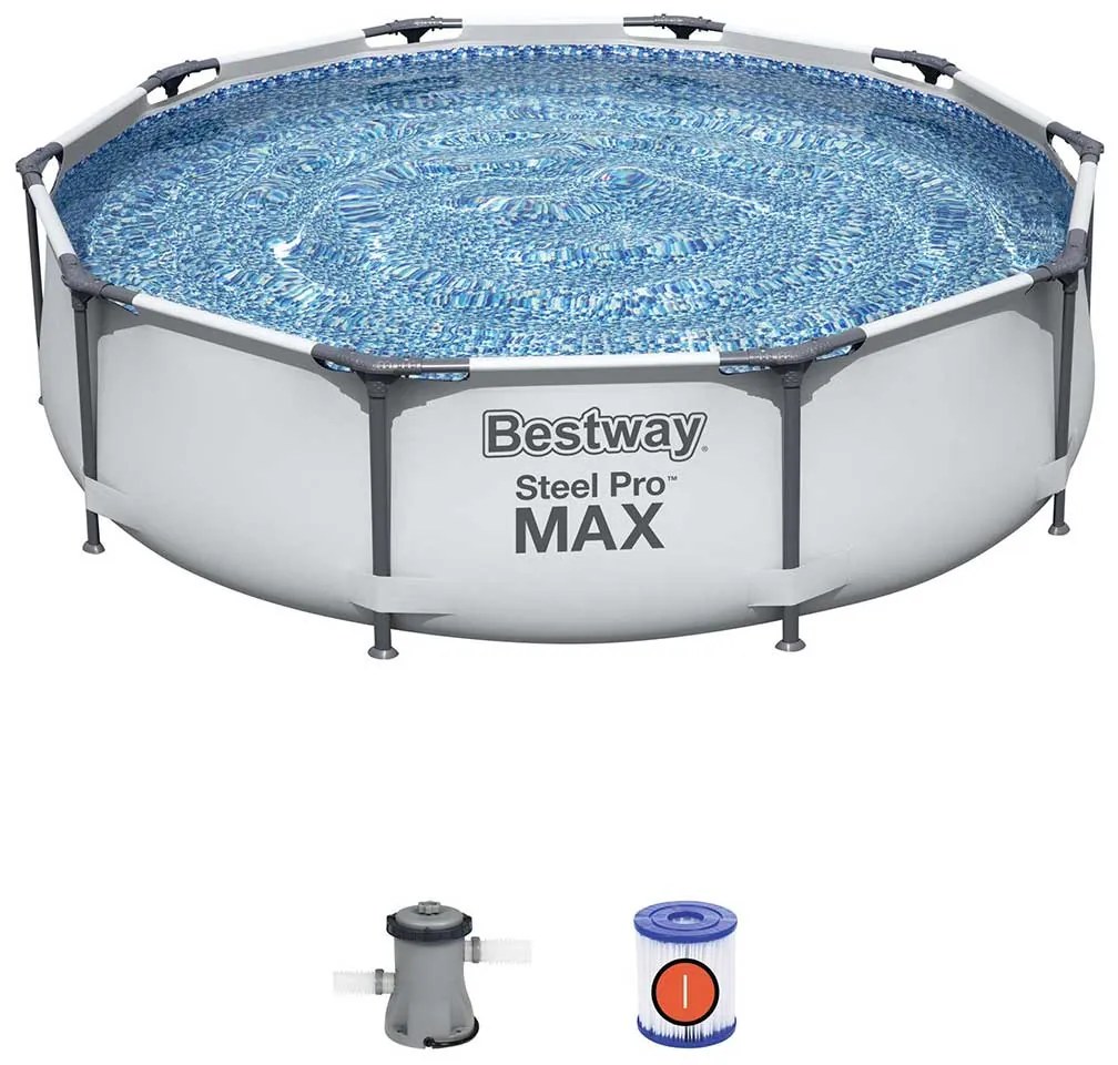 Bestway frame zwembad steel pro max set rond 305 cm