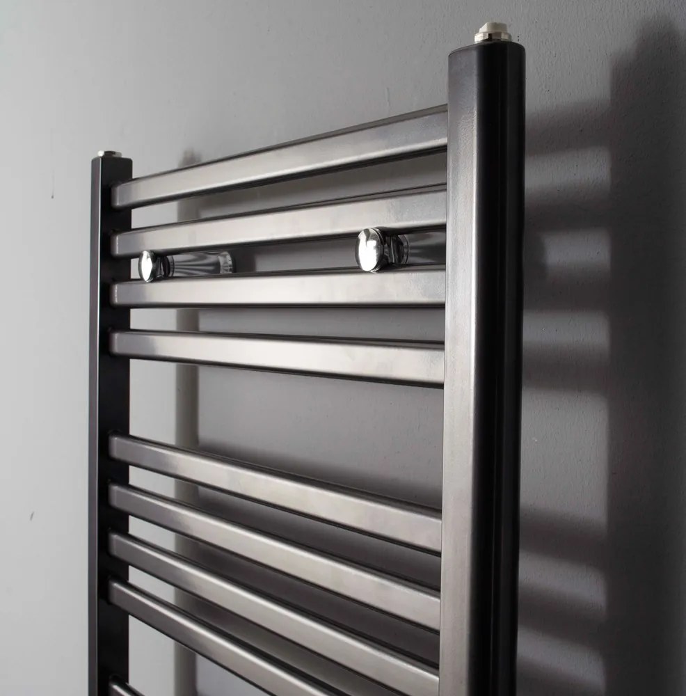 Instamat Calda handdoekradiator 148x60cm antraciet metallic 858W