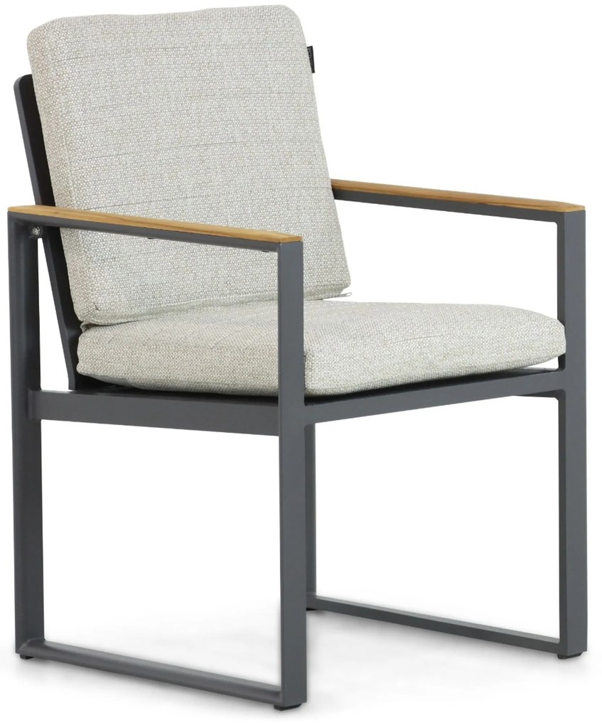 Tuinstoel Aluminium Grijs-antraciet Lifestyle Garden Furniture Faro